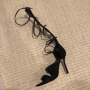 Black Gladiators heels by Aldo